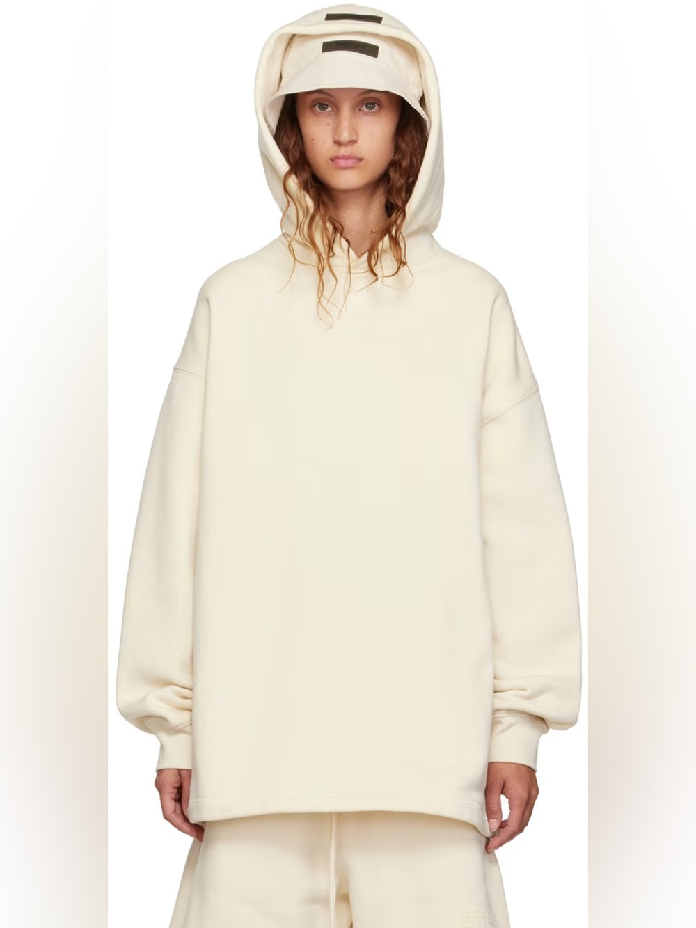 FEAR OF GOD ESSENTIALS Off-White Relaxed Hoodie